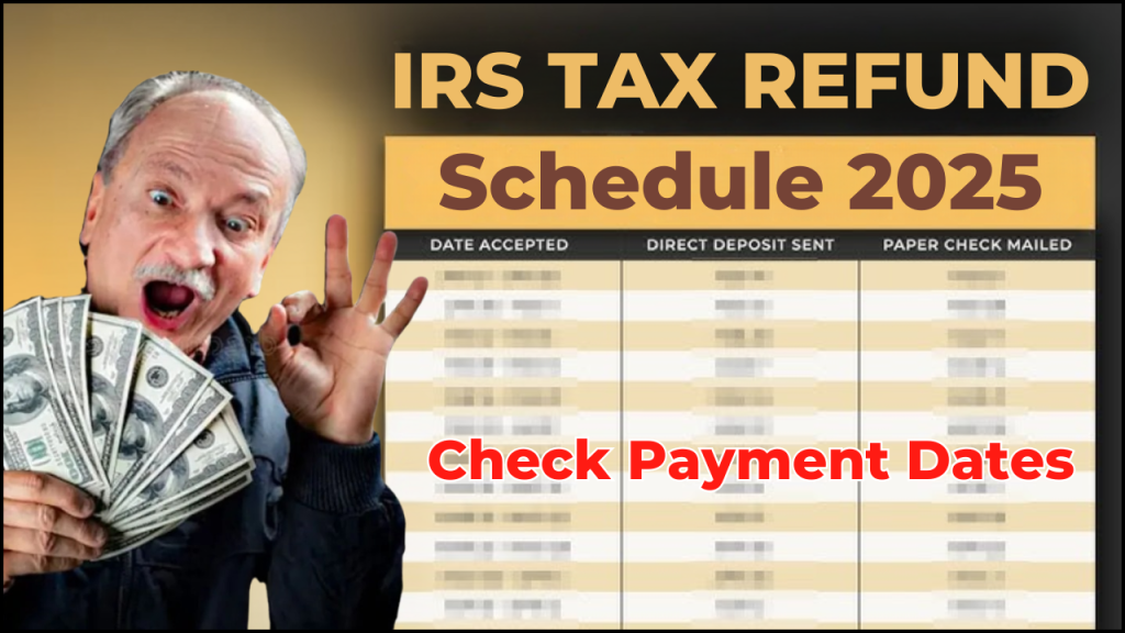 IRS Tax Refund Schedule 2025, Know How To Get It, and Check Payment