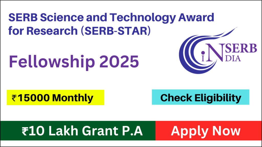 SERB STAR Fellowship 2025