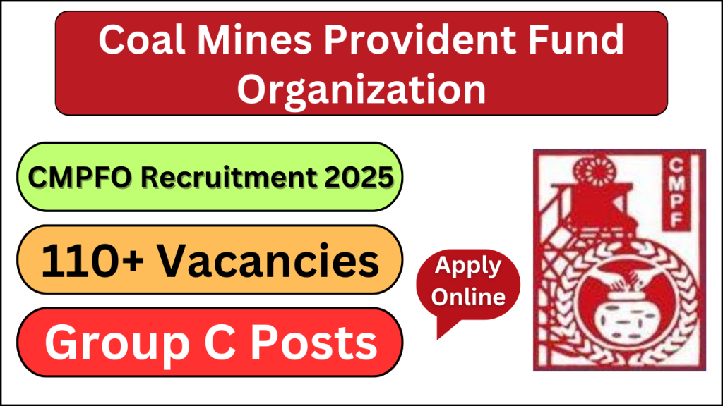 CMPFO Group C Recruitment 2025, Apply Now for Various Vacancies