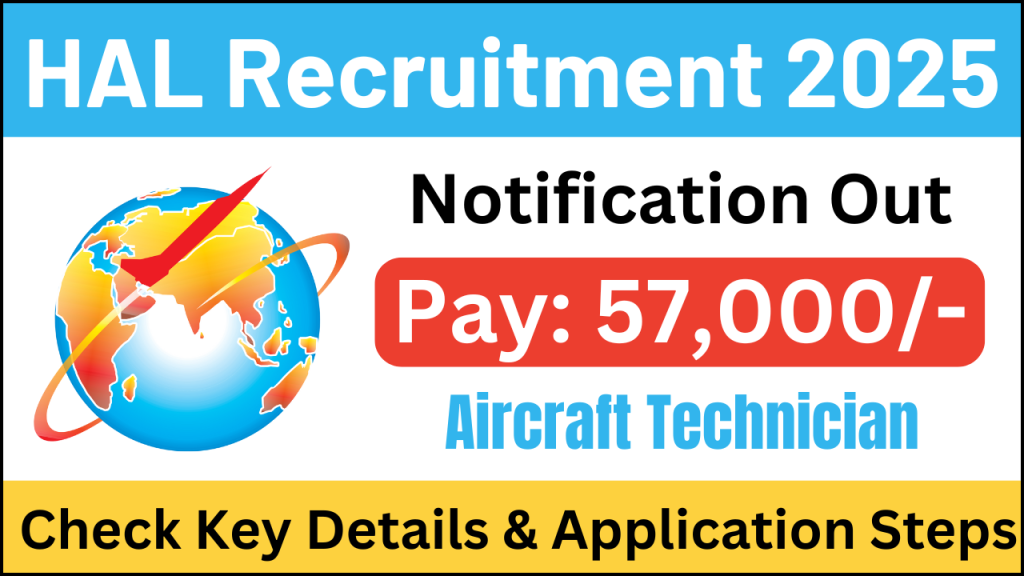 Hindustan Aeronautics Aircraft Technician Recruitment 2025, Check Key Details & Application Steps